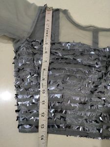 Grey Designer Blouse