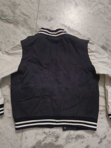Bomber Jacket Leather Sleeves