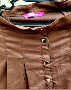 Buttoned Top &amp; Skirt Set