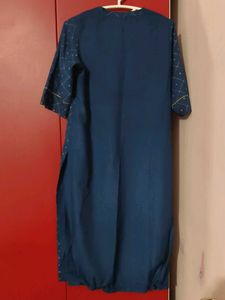 Elegant Blue Patterned Kurta