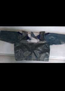 Party Wear Saree With Designer Blouse