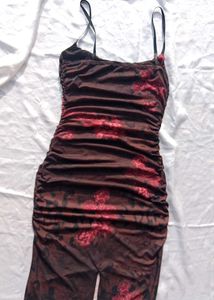 Brand New (Newme) Abstract Printed Maxi Dress