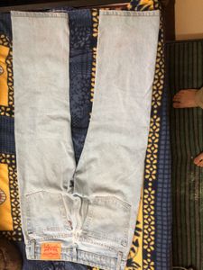 Light Wash Straight Fit Jeans Never Used Size 30
