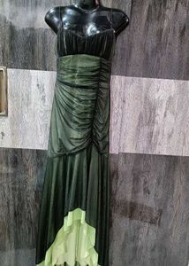 Stunningly sexy Assymetrical length glittery bodyc