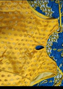 Ethnic Saree &amp; Blouse Set