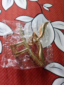 metal Golden Hair Claw Clips