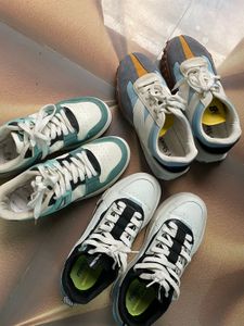 3 Sneaker Variety Pack(New balance, Zudio and redt