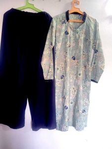 Floral Tunic & Pants 2 Combo Set