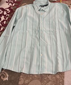 Striped Button-Down Shirt