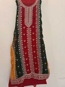 Embroidered Dress Material without duppta