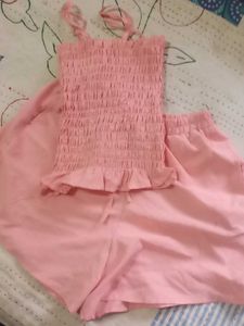 co-ord, women top and short pant
