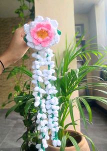 Crochet Flower Hair Accessory