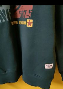 Bare Denim Men Green Sweatshirt