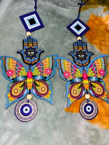 Home decor Butterfly Evil Eye Hanging for House/Po
