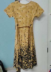 Patterned Fit &amp; Flare Dress