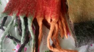 Cozy winter korean style Plaid Blanket Scarf