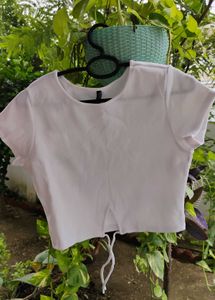 White Crop Top