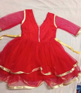 baby girl party' wear frock
