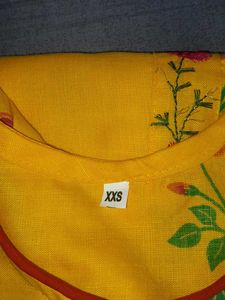 Yellow Embroidered Kurta Set