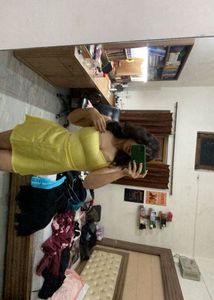Yellow Satin Dress