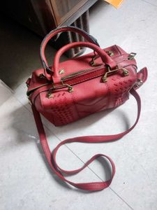 Maroon Handbag