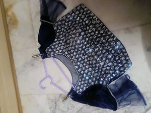 Cinderella Dress In Navy Blue