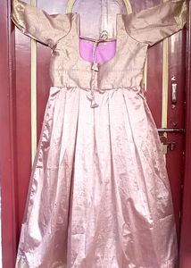 Elegant Long Ethnic Gown - Size Medium