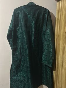 Royal Green Men’s Wedding Kurta