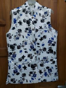 Printed Nehru Jacket / Waistcoat