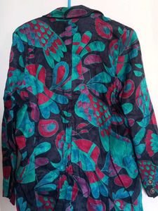 Vintage Patterned Blazer