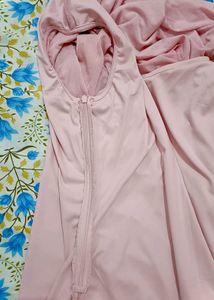 GenZ Ruffle Baby Pink Dress