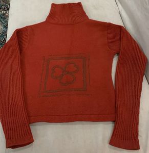 Stylish Knit Turtleneck Sweater - USA Product