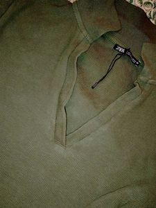 Zara Green Knit Top
