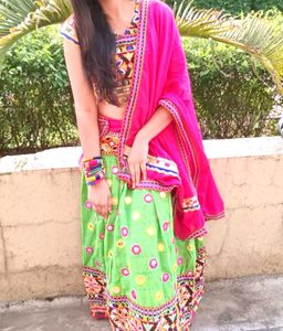 Set of 2 Traditional Navratri Chaniya Choli Combo