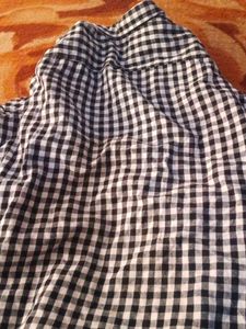 Uniqlo Black &amp; White Checkered Shirt