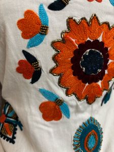 Boho Embroidered Dress