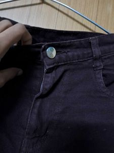 COFFEE BROWN STRAIGHT LEG JEANS