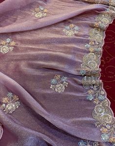 Elegant Lavender Saree