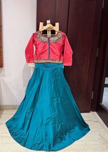 Embroidered Lehngha Choli Dress
