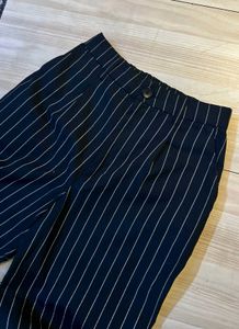 H&amp;M High-Waist Pinstripe Trousers