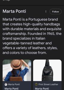 Leather Handbag