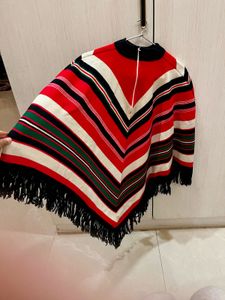 Striped Poncho