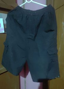 Classic Black Cargo Shorts