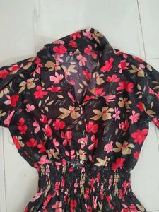 Floral Print Midi Dress