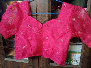 Customised Blouse With Dupatta