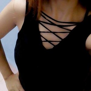 Stylish Black Tank Top