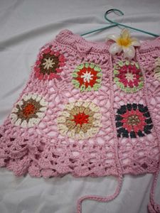 Handmade Crochet Skirt