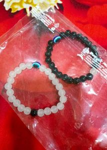 Evil Eye Beaded Bracelet Set