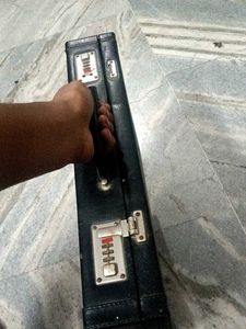 Vintage Black Briefcase