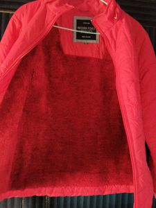 Red Puffer Jacket For Kids (11-14) Years